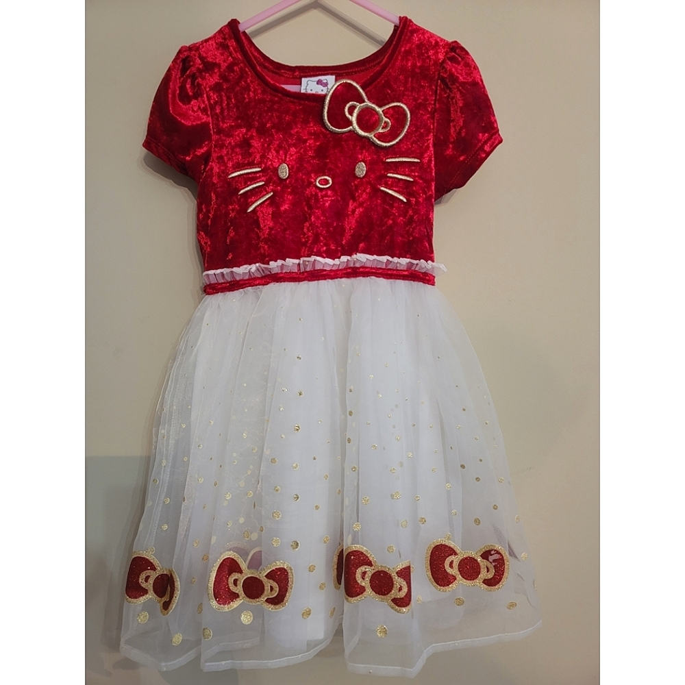 Hello Kitty Rocker Red velvet dress